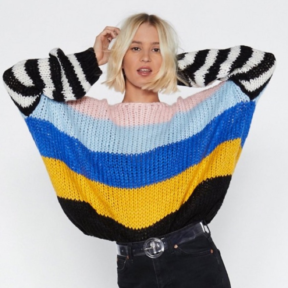 Nasty Gal I’m Afraid Knit Sweater